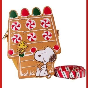 Snoopy Gingerbread House Loungefly Crossbody